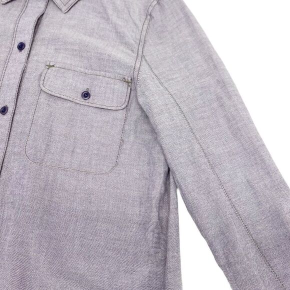 Madewell XS Purple Chambray Tomboy Workshirt - Picture 12 of 12